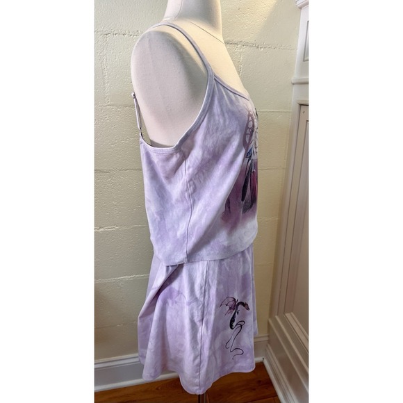 Vtg 2YK The Mountain X Dolls Kill Fairy‎ & Dragon Skirt Set With Tank Top Sz XXL - Picture 7 of 10